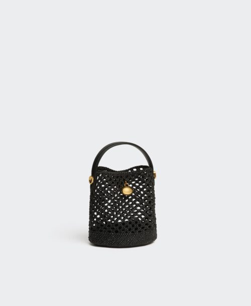 Mini Egg Bucket - Black(Woven)