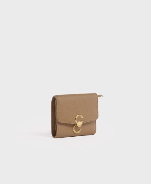 Double-C Wallet - Tan