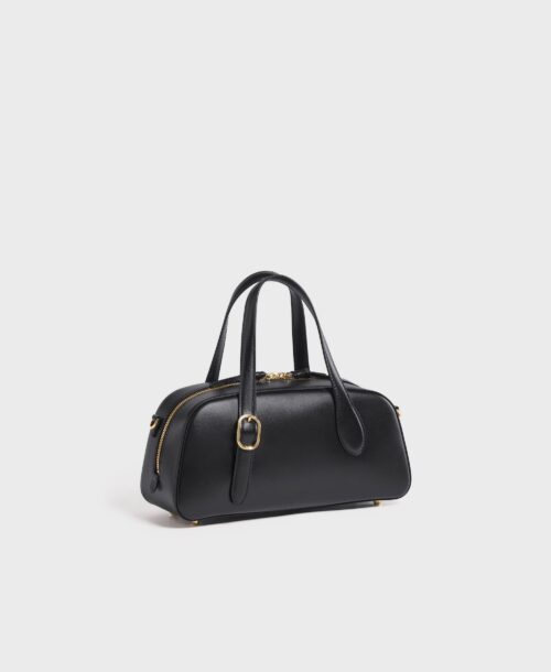 Small Asra Boston Bag - Black