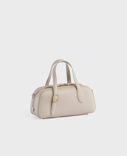 Small Asra Boston Bag - Smoke