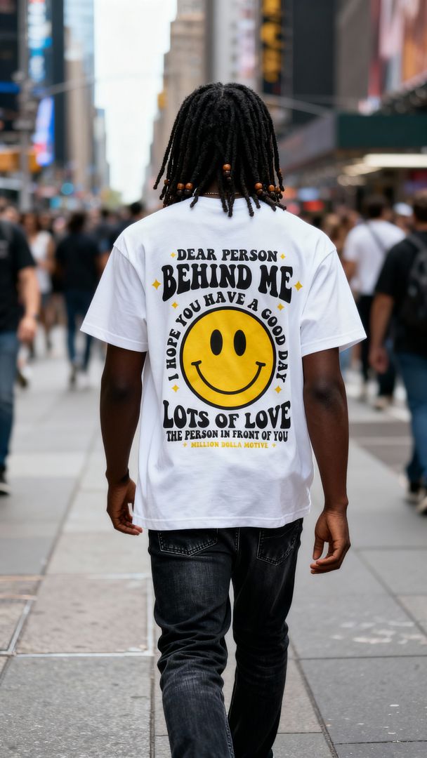 Dear Person Behind Me - White T-Shirt - Image 4