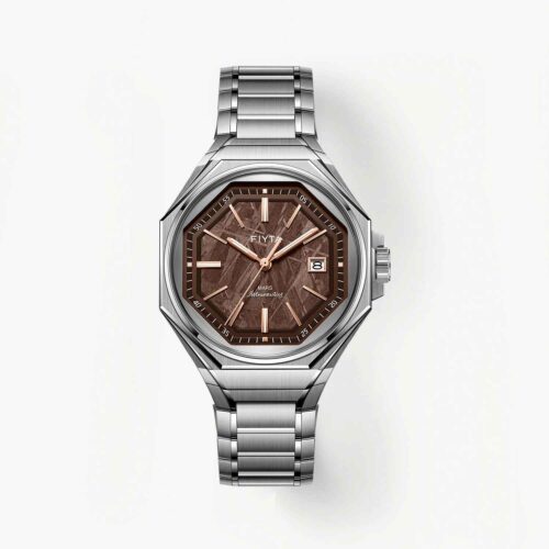 Aeronautics Collection Mars Men's Ultra-thin Mechanical Movement Watch with Meteorite Dial