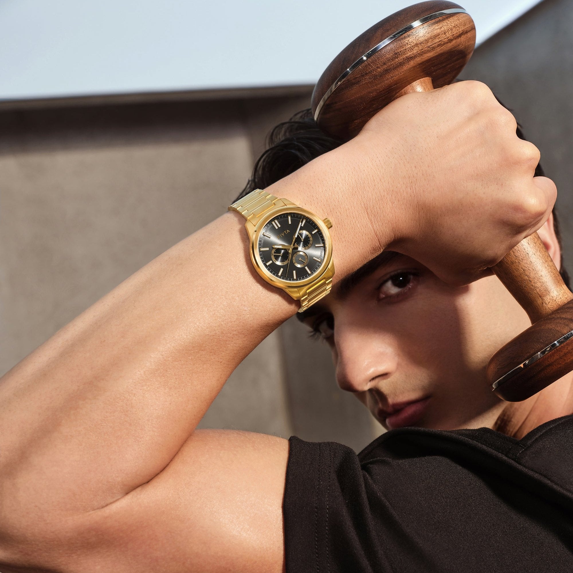 Joyart Collection Men's Quartz Gold Watches - Image 2