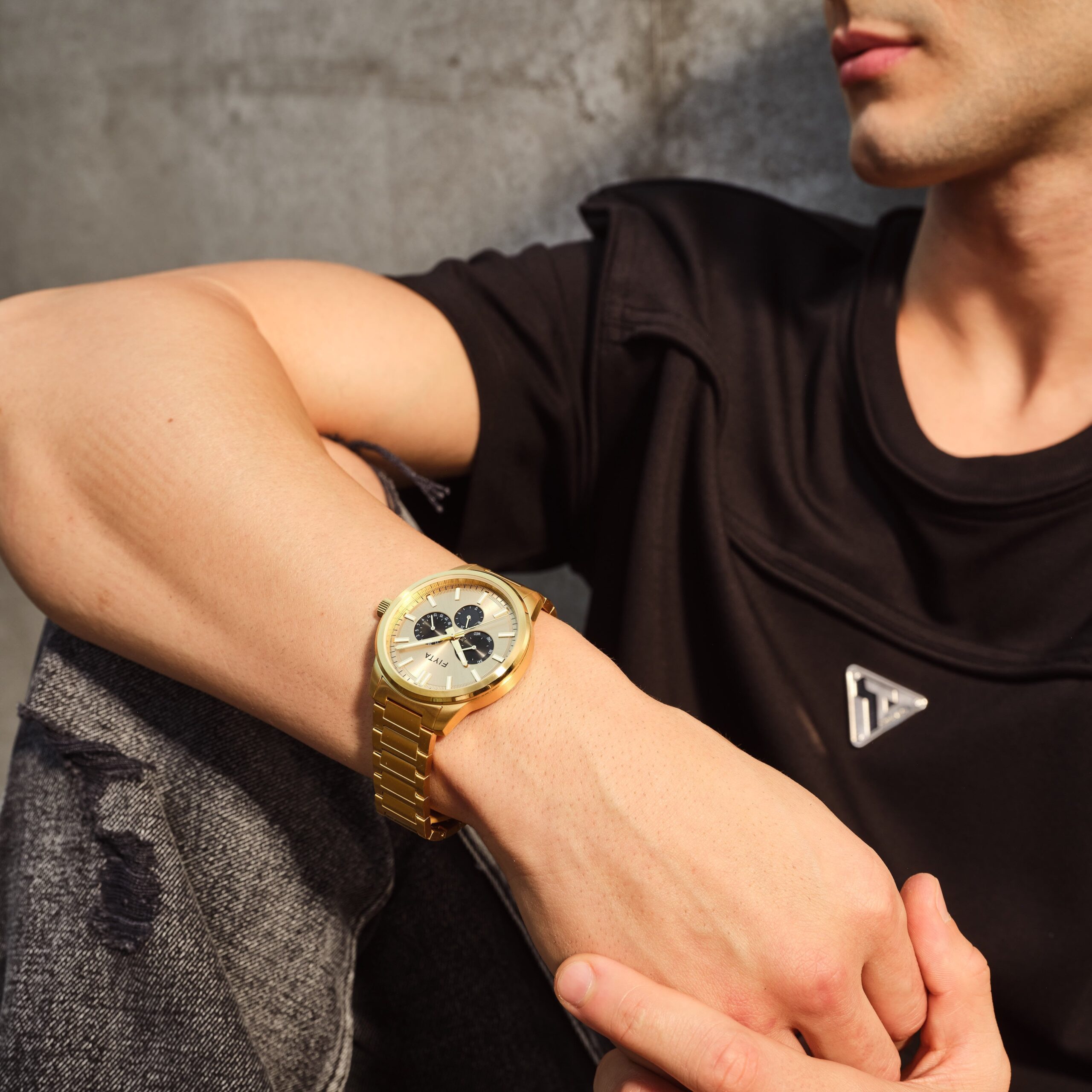 Joyart Collection Men's Quartz Gold Watches - Image 2