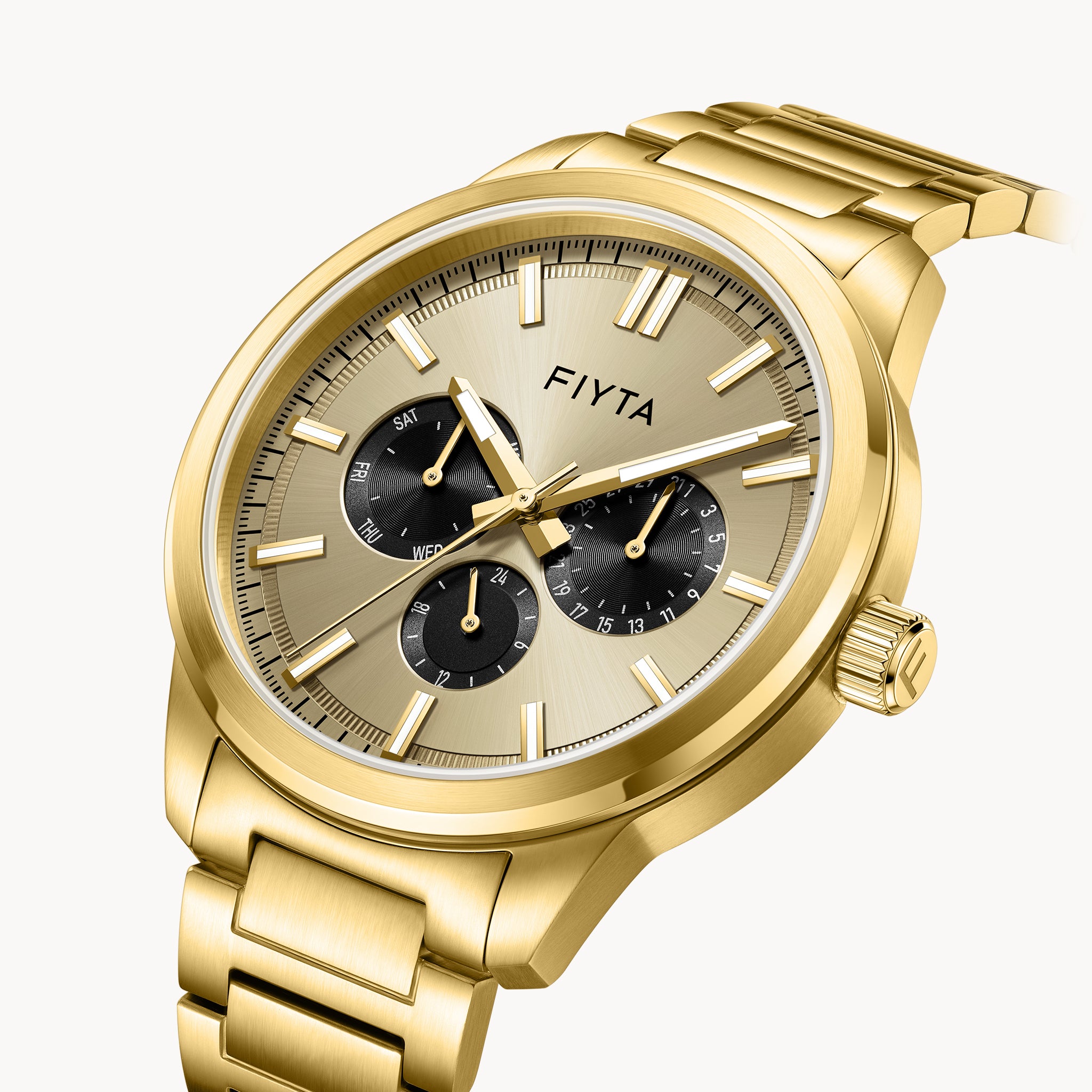 Joyart Collection Men's Quartz Gold Watches - Image 5