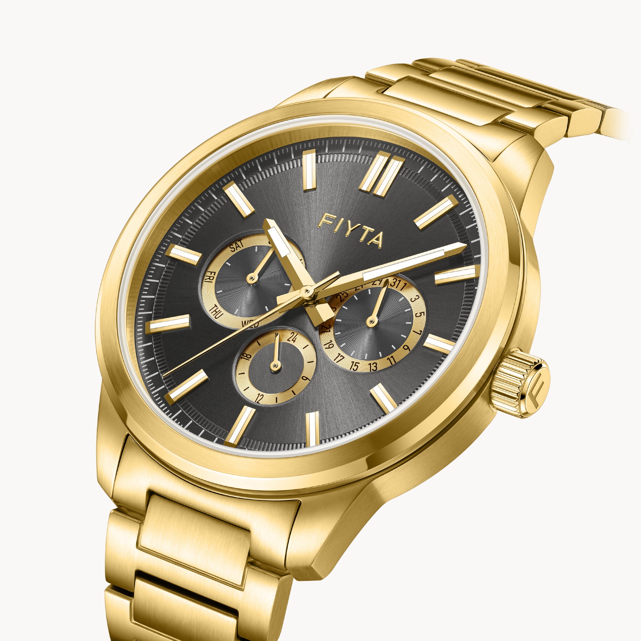 Joyart Collection Men's Quartz Gold Watches - Image 5