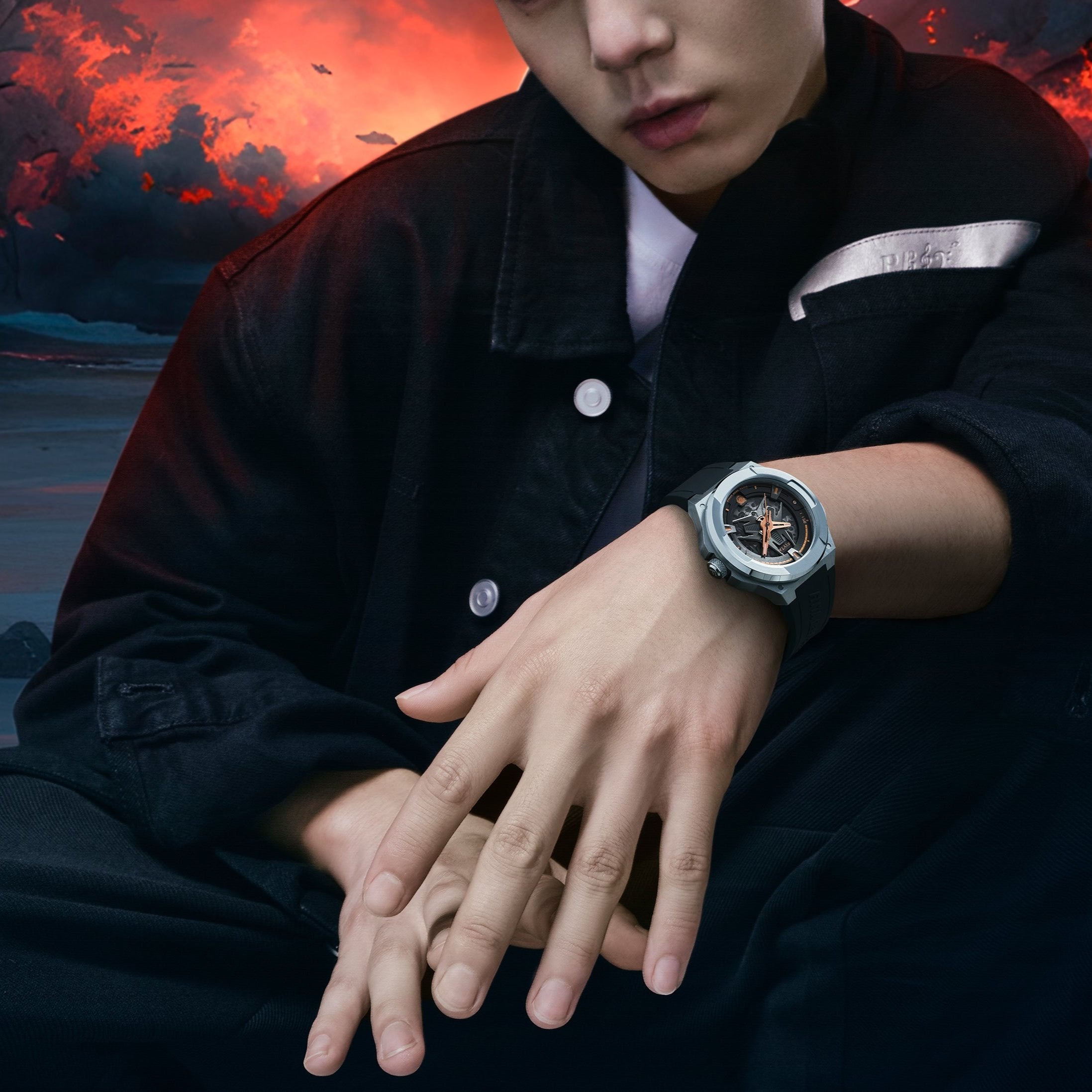 Interstellar Collection Tiger Men's Mechanical Watch - Image 5