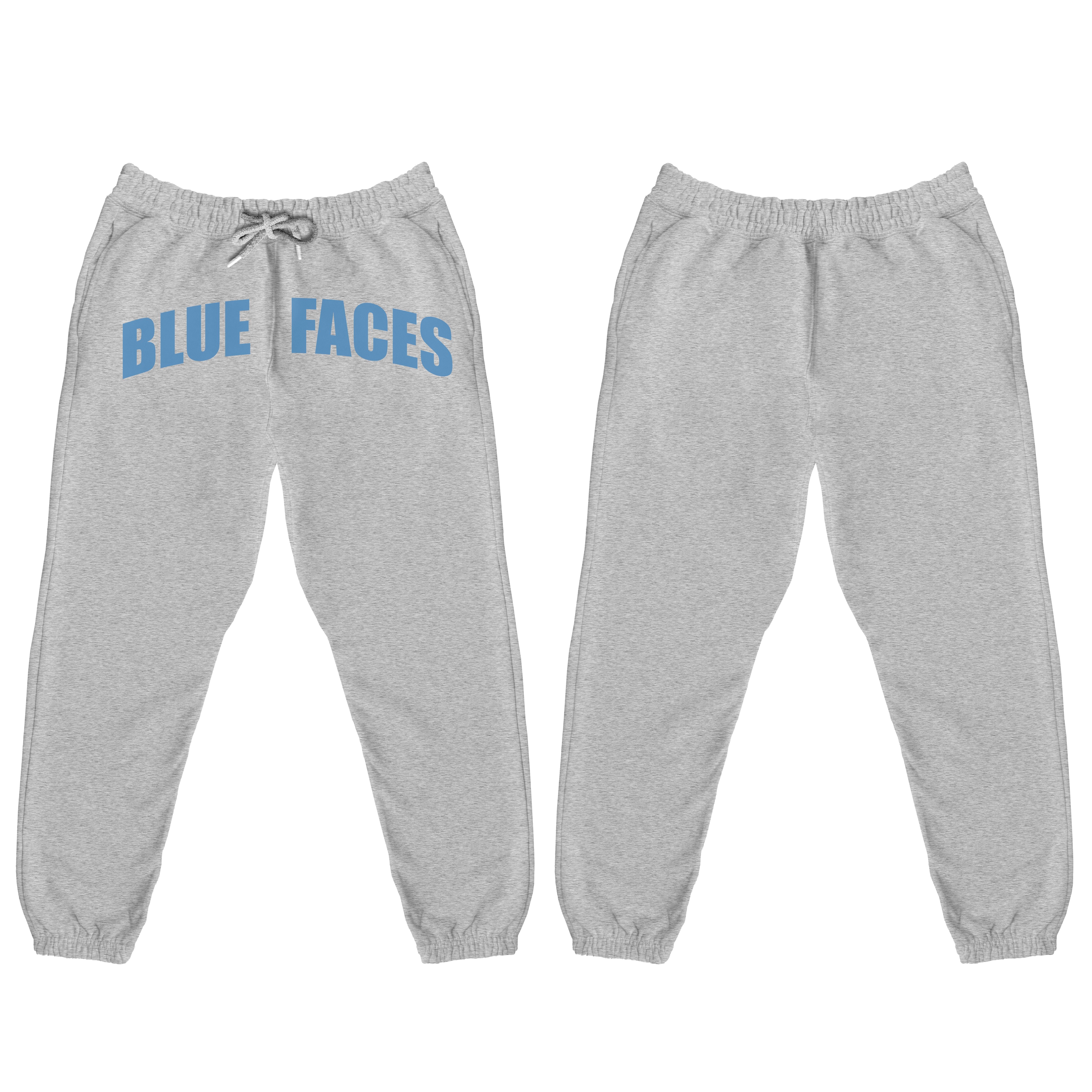 All I See Is Blue Faces - Heather Grey Jogger Set - Image 7