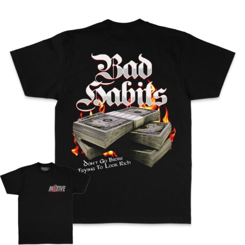 Bad Habits - Black T-Shirt