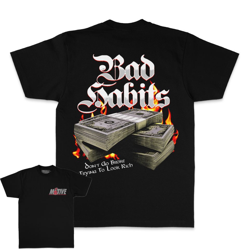 Bad Habits - Black T-Shirt