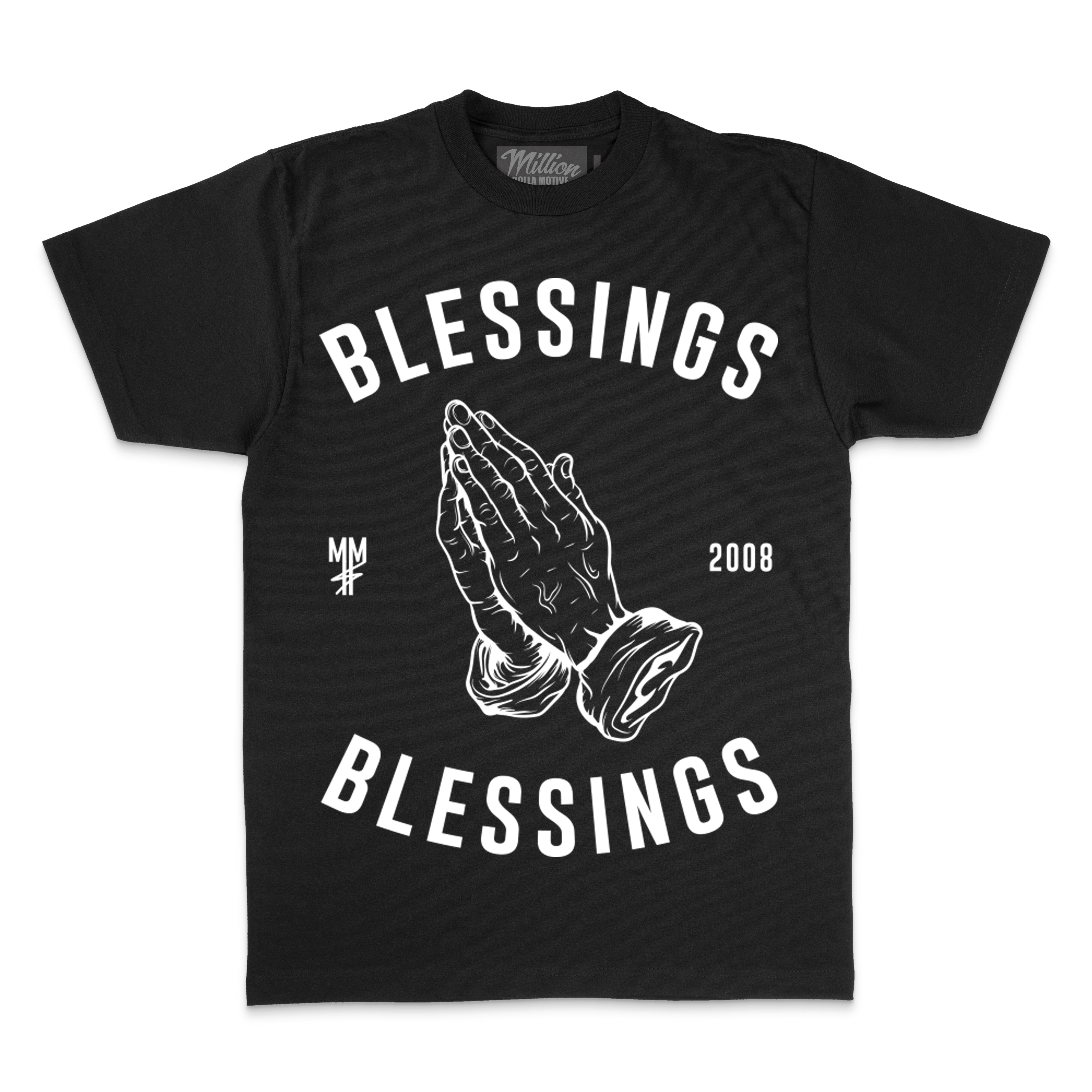 Blessings on Blessings - Black T-Shirt