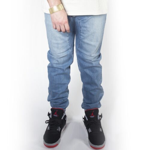 Light Indigo Denim Jogger Pants JG803