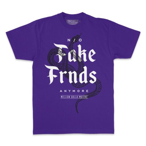 No Fake Friends - Purple T-Shirt