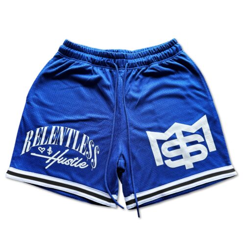 Relentless Hustle - Royal Blue Basketball Shorts