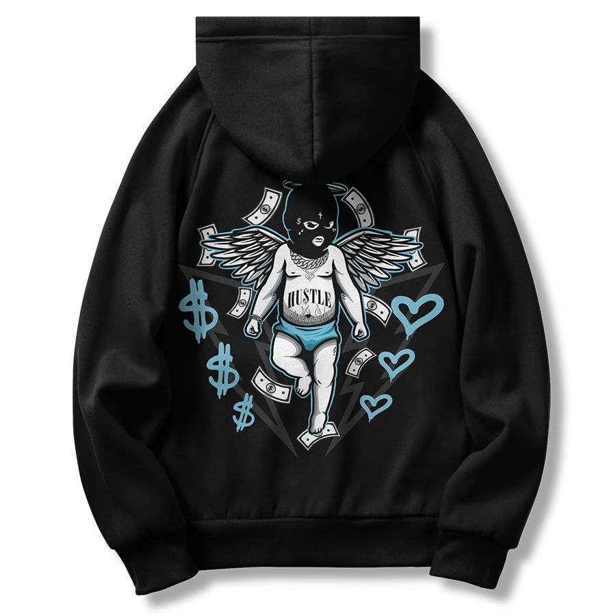 Relentless Hustle - Black Hoodie Sweatshirt - Image 2