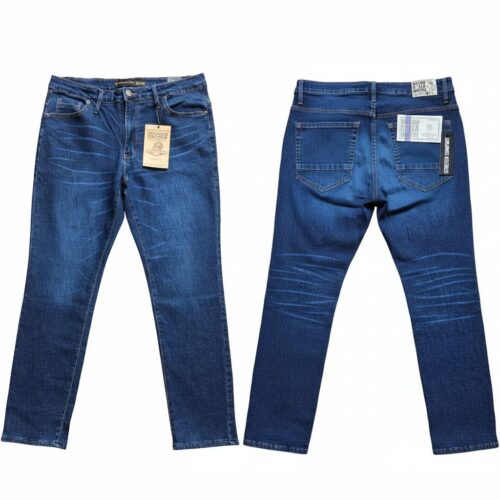 Retro 70's Blue Taper Denim Pants