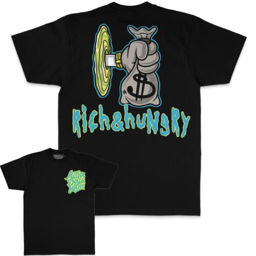 Rich & Hungry - Black T-Shirt