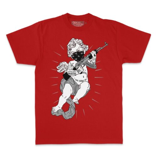 Tattooed Angel - Red T-Shirt