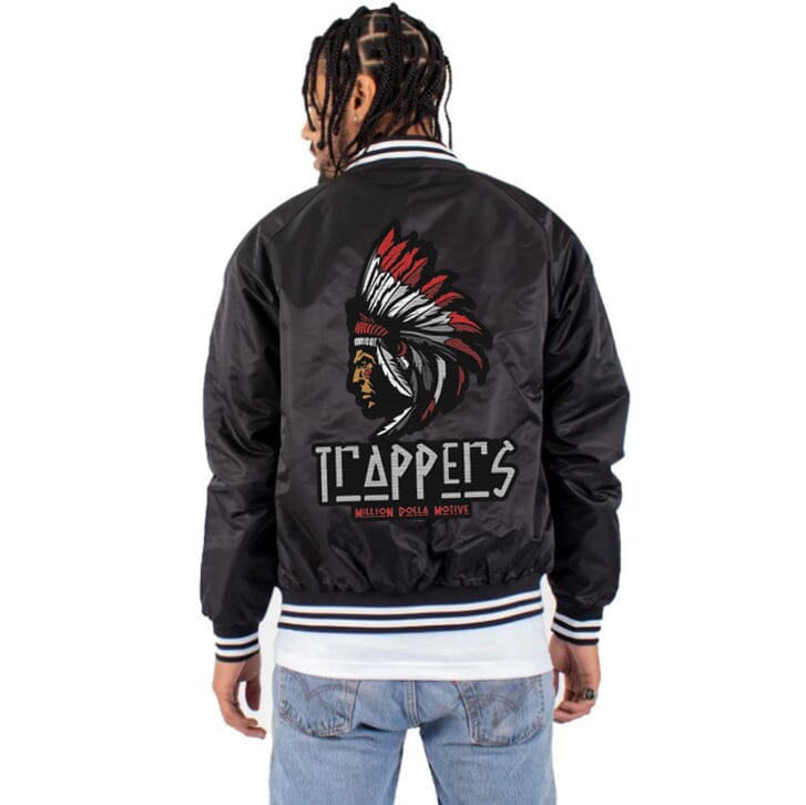 Trappers - Black Varsity Jacket - Image 2