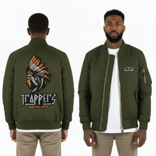 Trappers - Olive Bomber Jacket