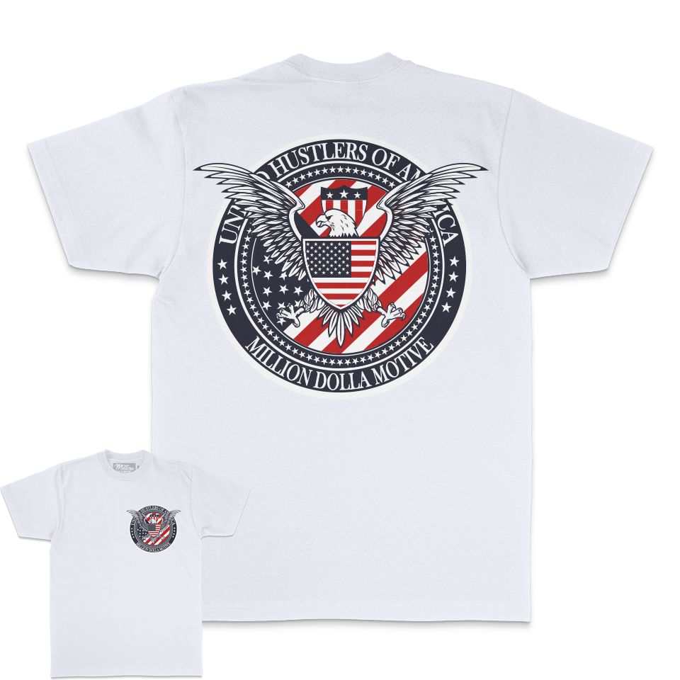 United Hustlers of America - White T-Shirt