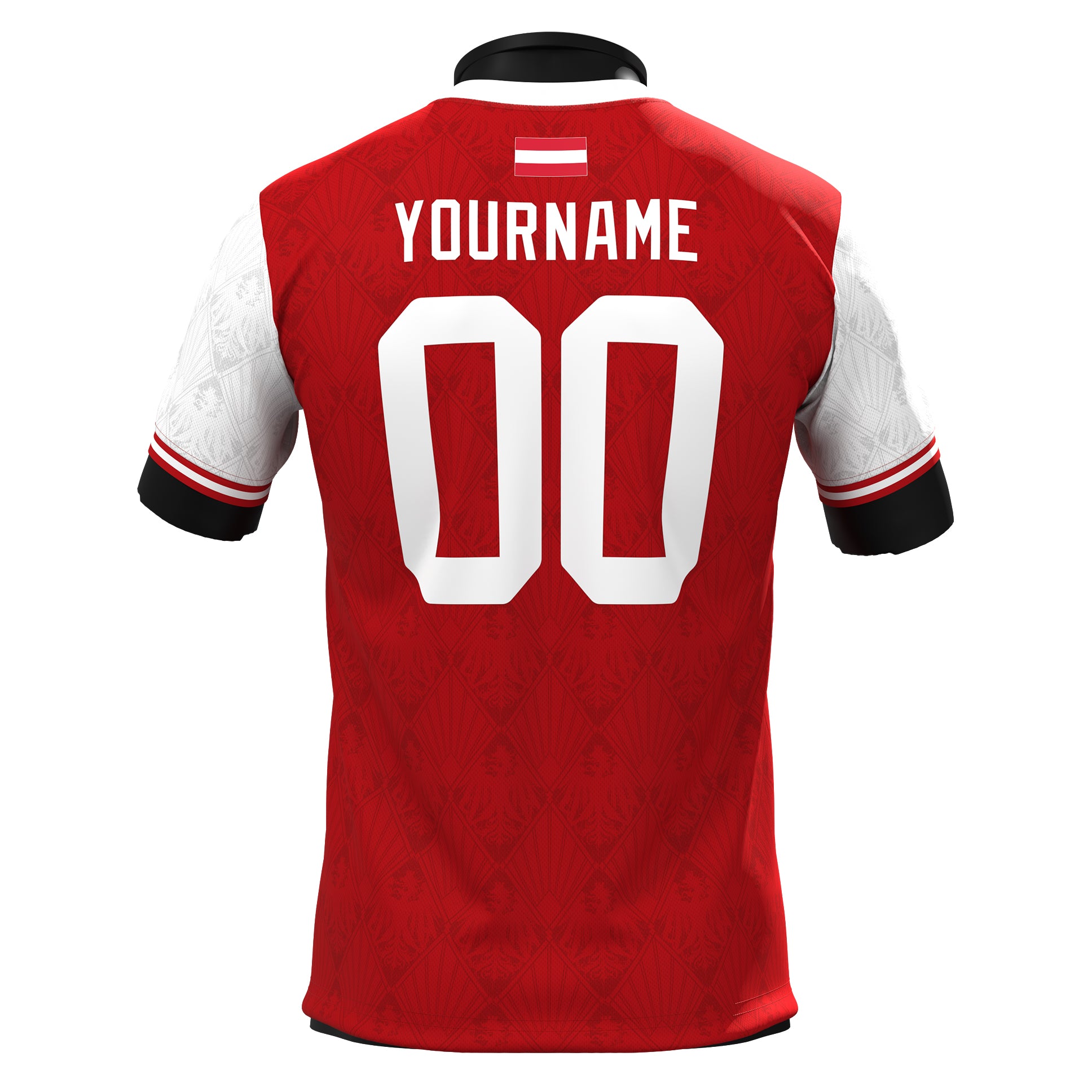 Austria Heritage Custom Football Jersey - Image 2