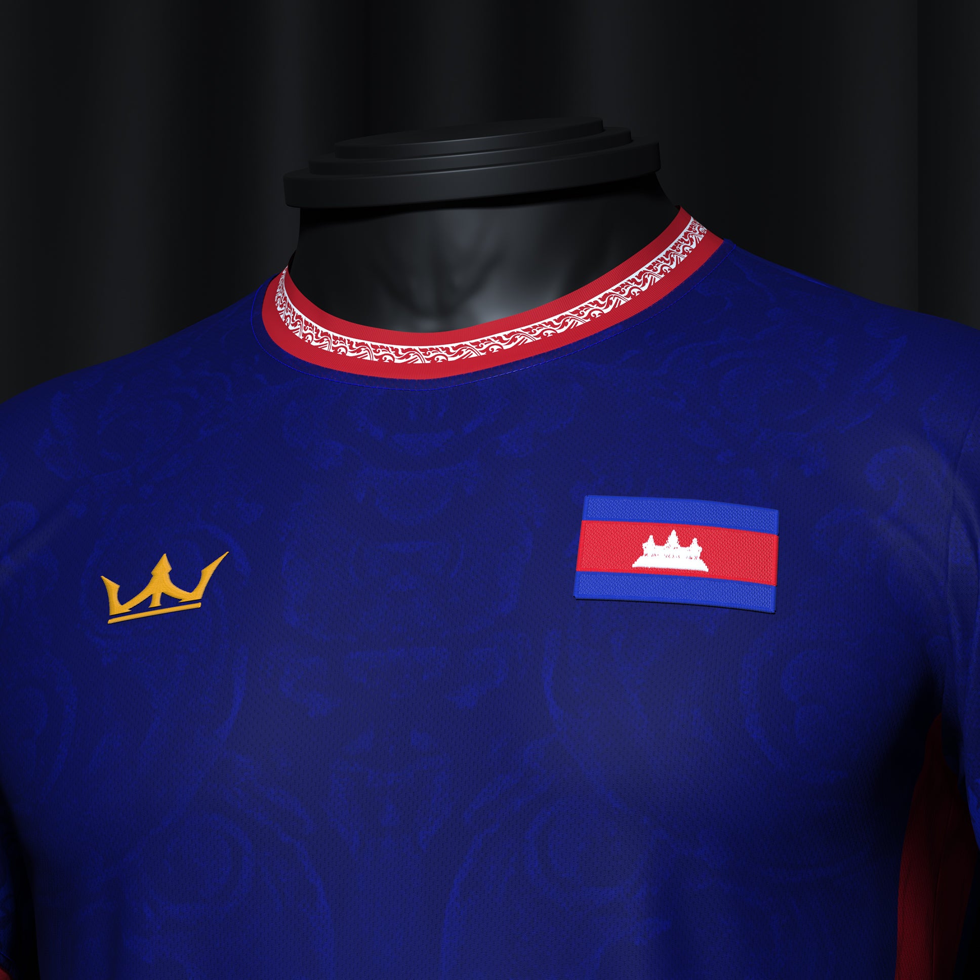 Cambodia Heritage Custom Football Jersey - Image 4