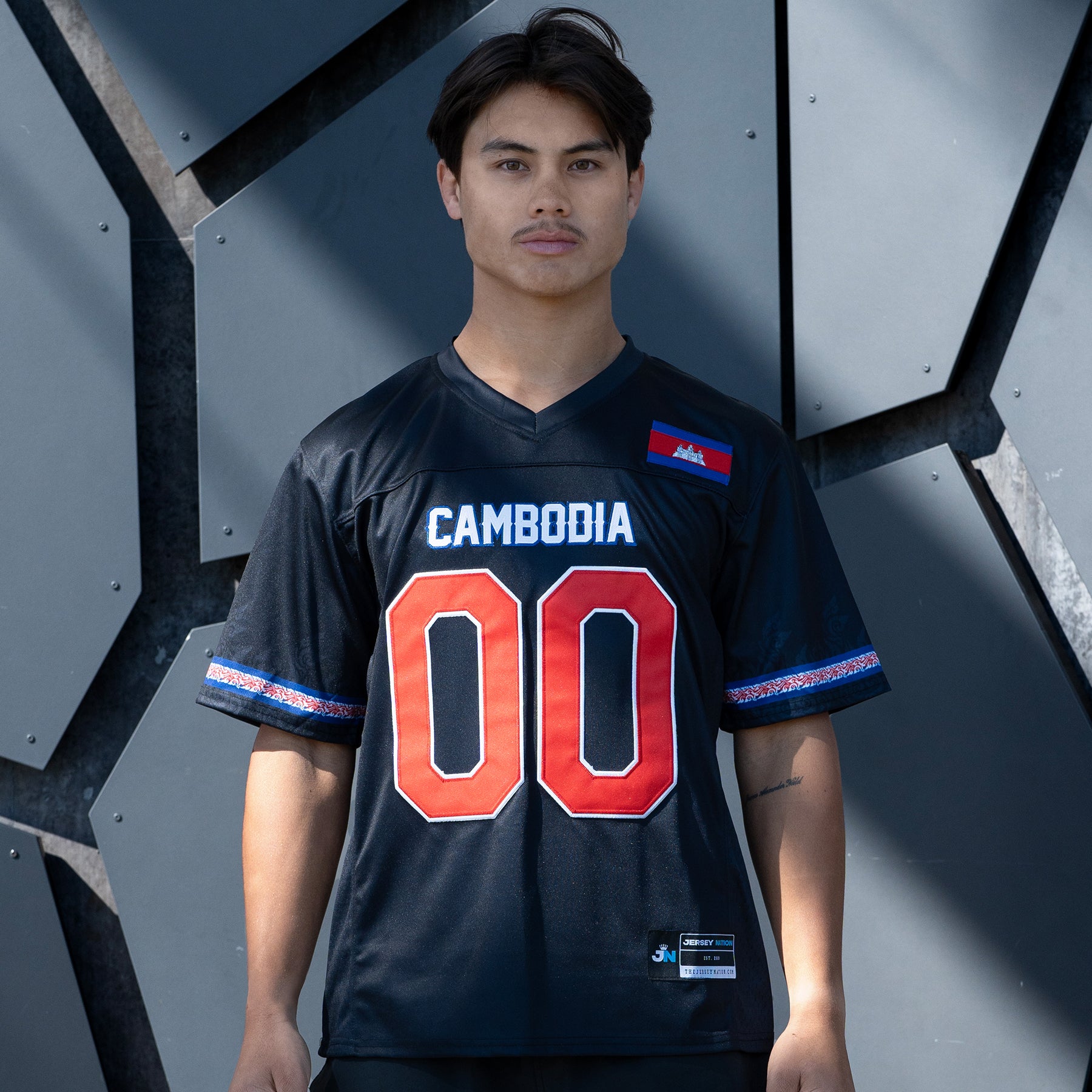 Cambodia Heritage Custom Football Jersey - Image 2