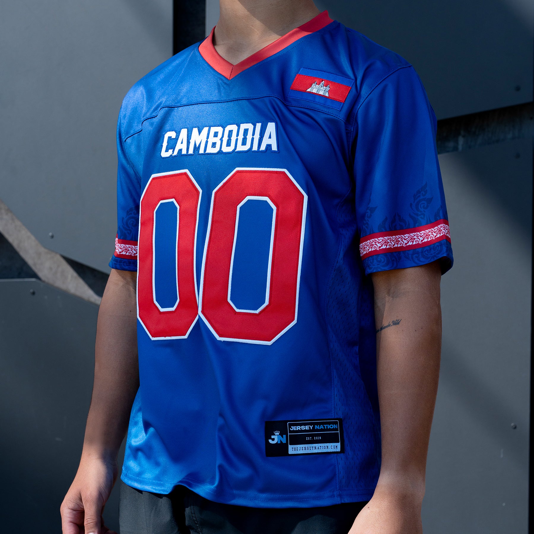 Cambodia Heritage Custom Football Jersey - Image 14