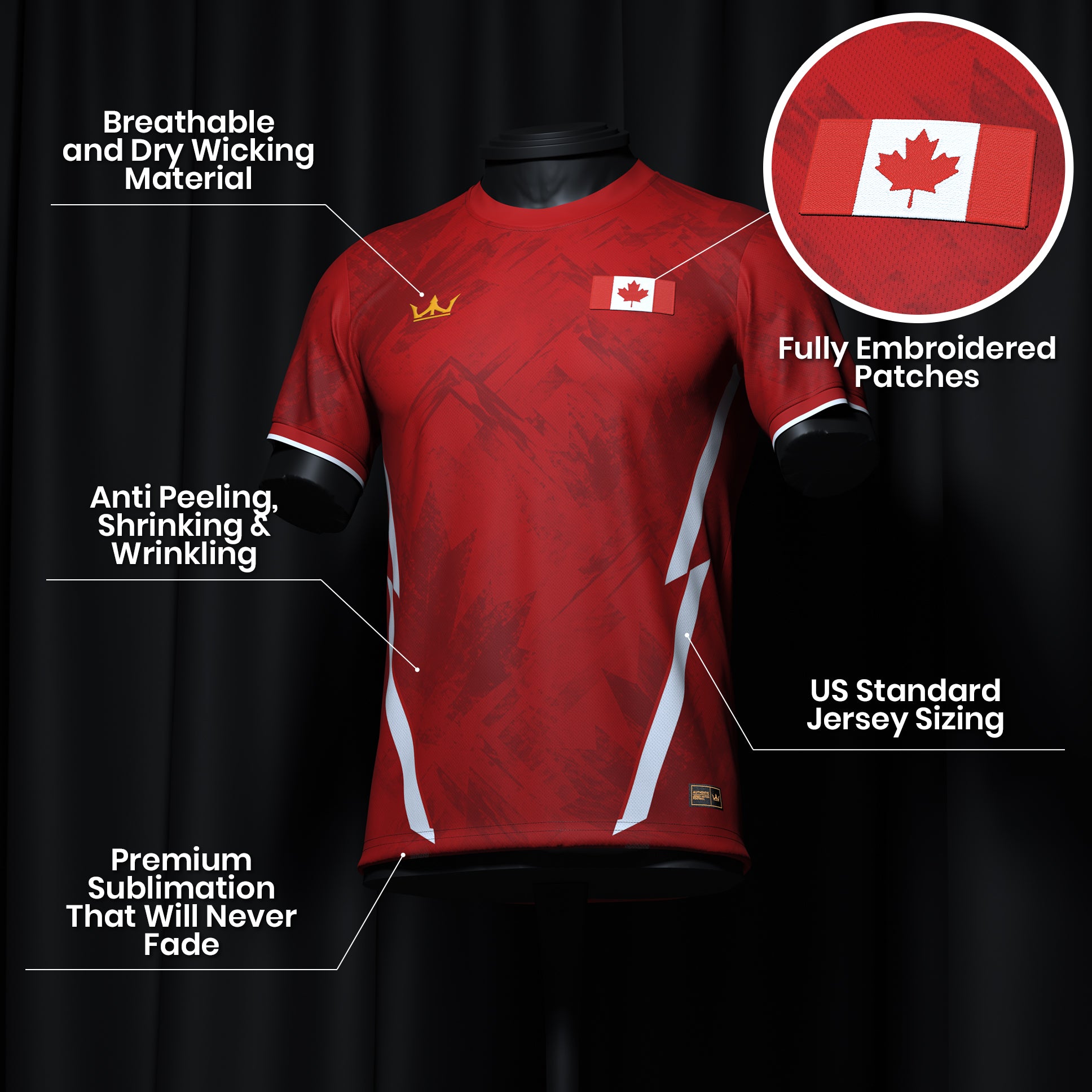 Canada Heritage Custom Football Jersey - Image 11