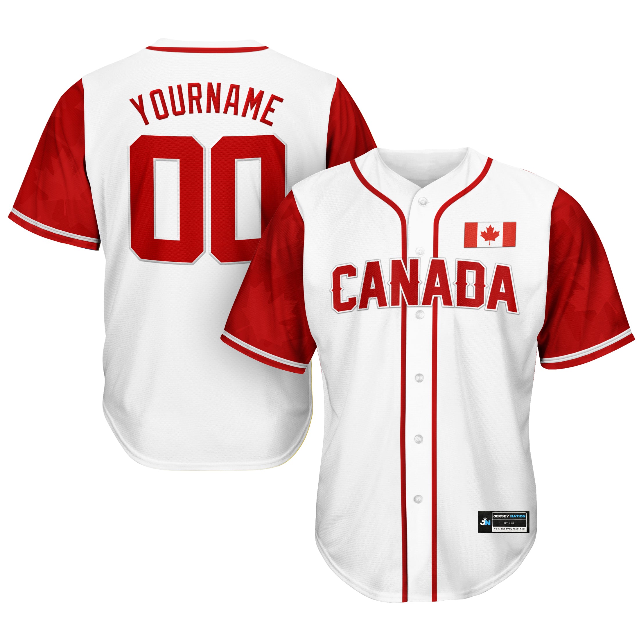 Canada Heritage Custom Baseball Jersey