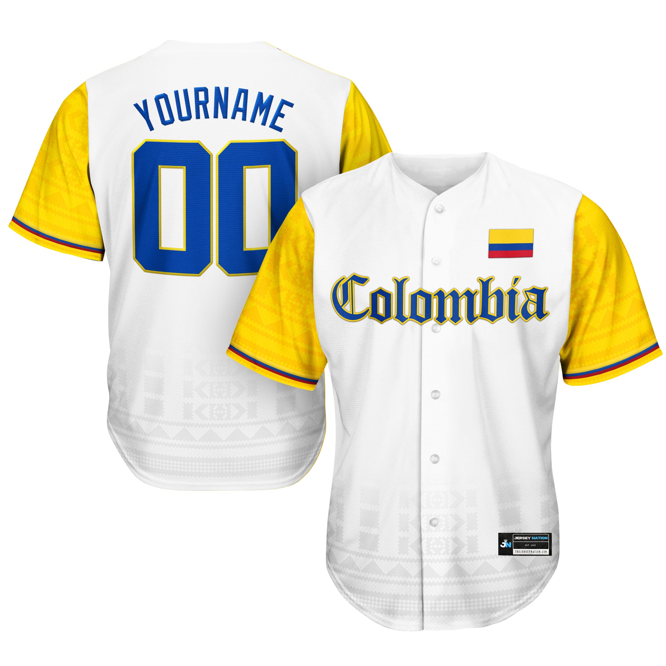 Colombia Heritage Custom Baseball Jersey - Image 12