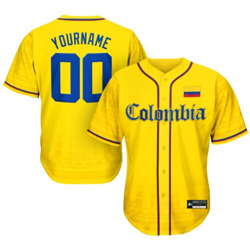 Colombia Heritage Custom Baseball Jersey