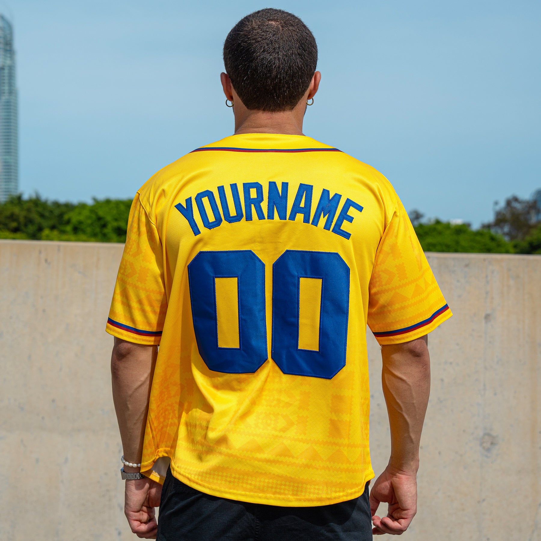 Colombia Heritage Custom Baseball Jersey - Image 5