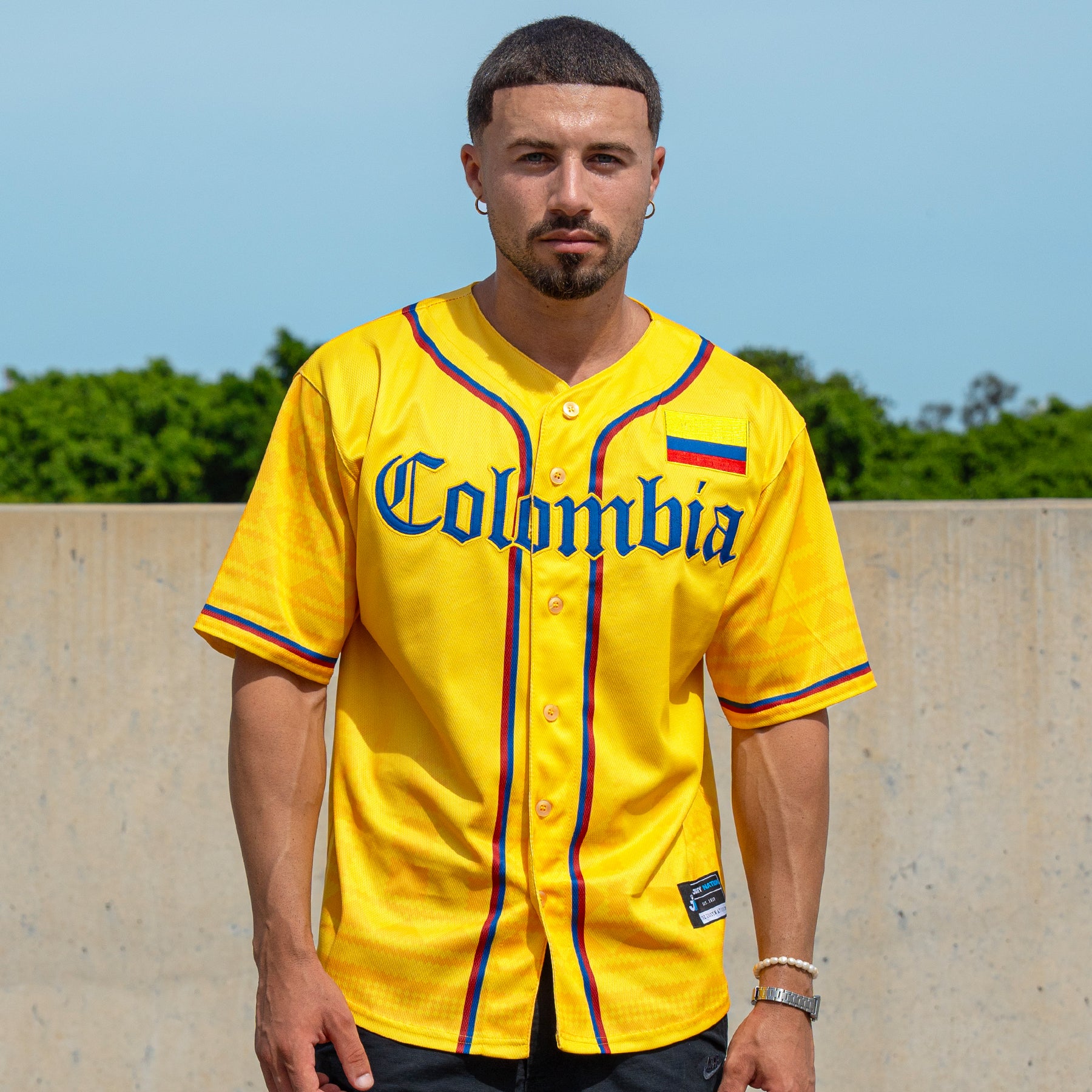 Colombia Heritage Custom Baseball Jersey - Image 2