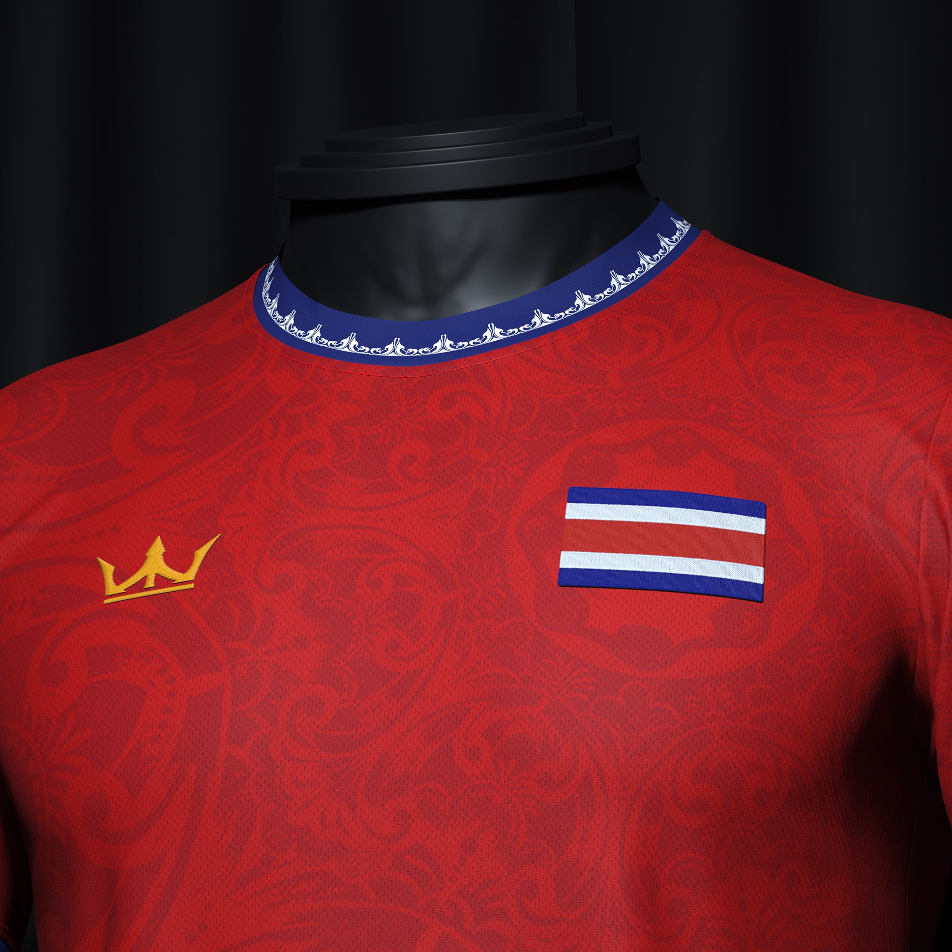 Costa Rica Heritage Custom Football Jersey - Image 7