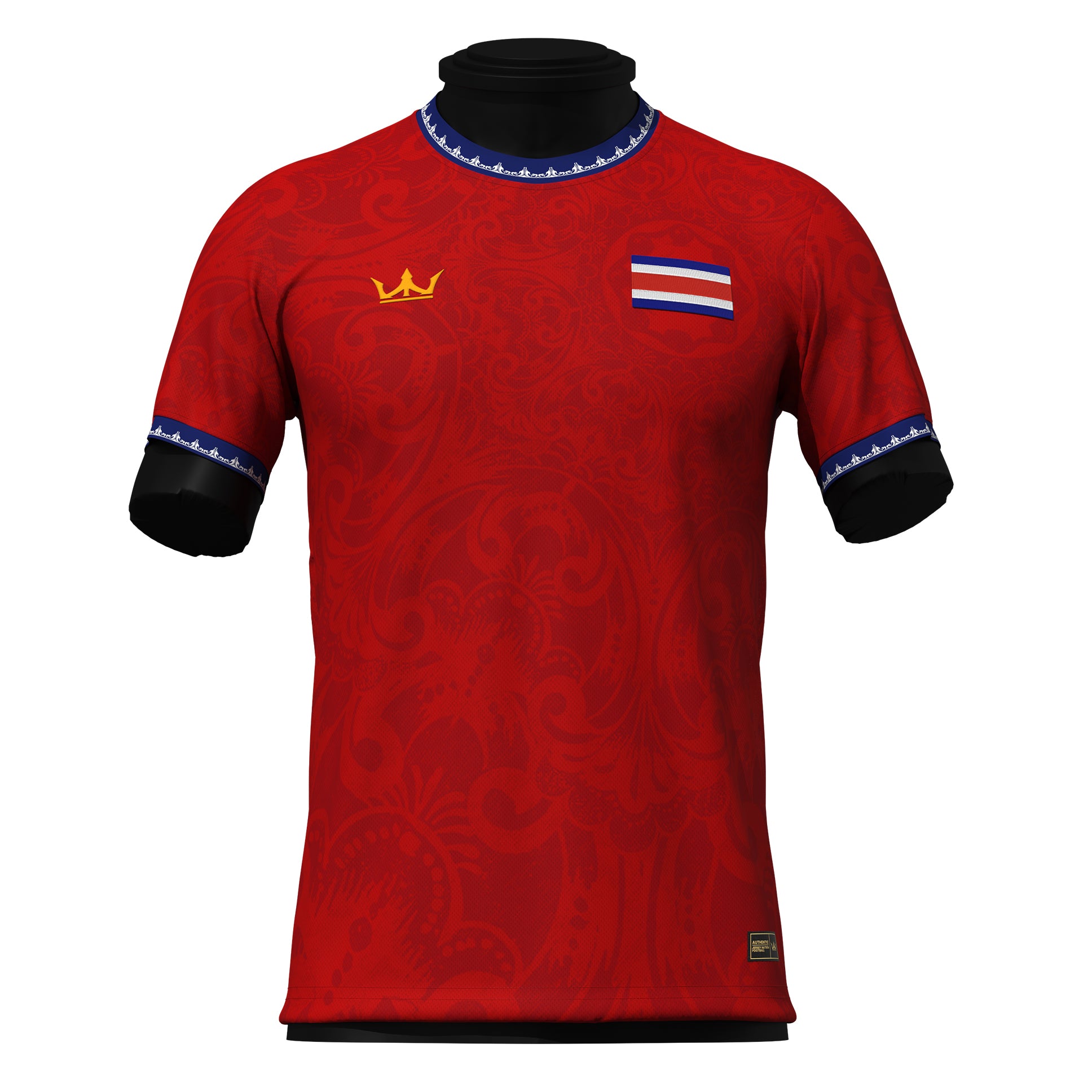 Costa Rica Heritage Custom Football Jersey