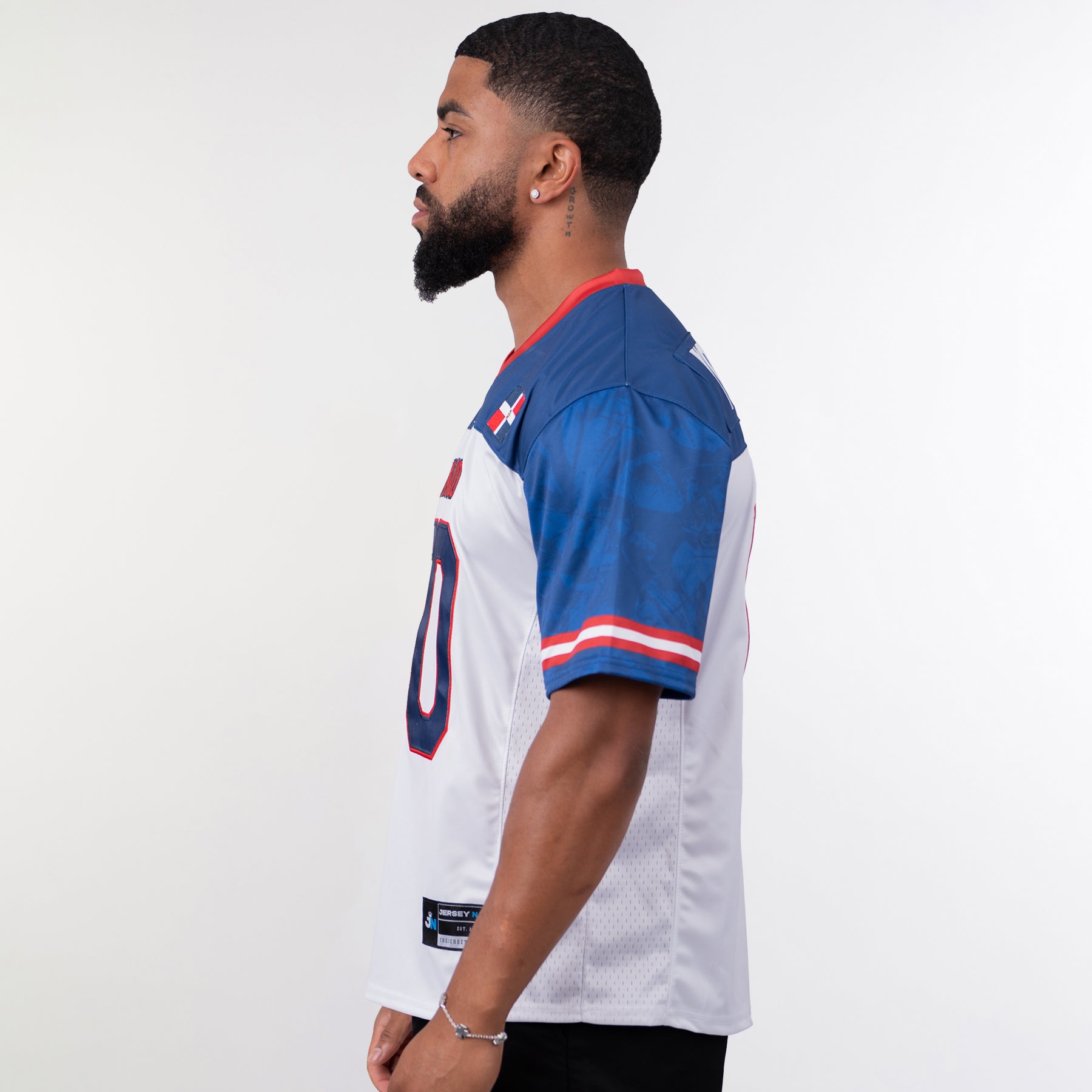 Dominican Republic Heritage Custom Football Jersey - Image 17