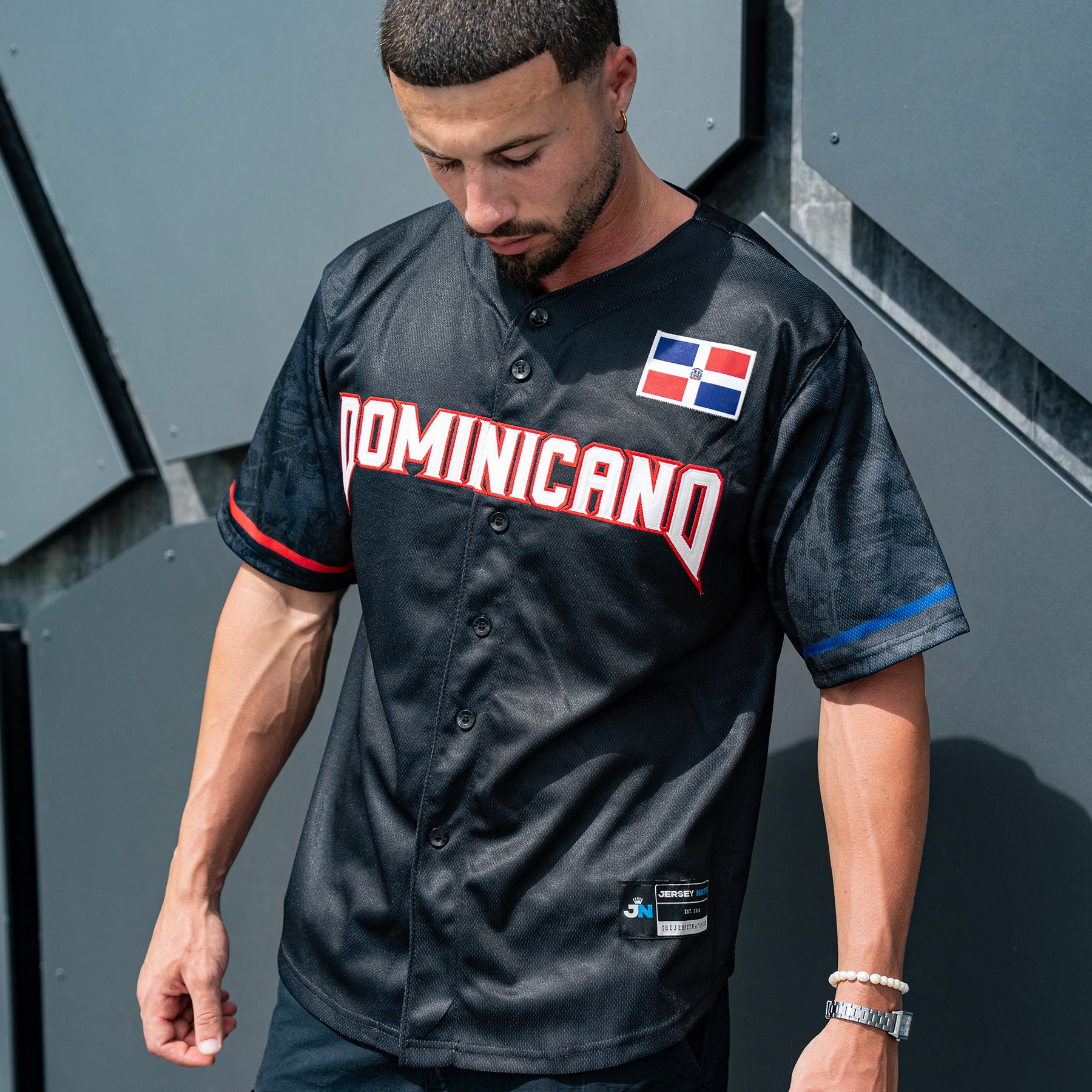 Dominican Republic Heritage Custom Baseball Jersey - Image 2
