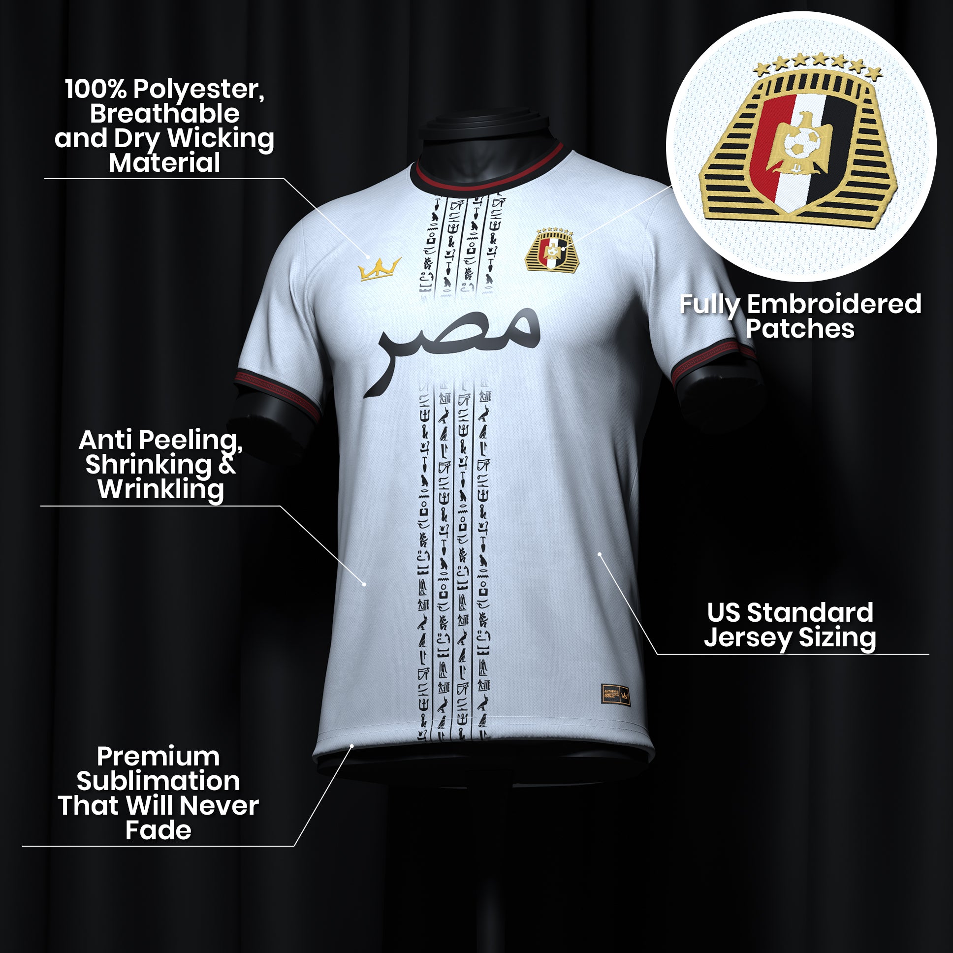 Egypt Heritage Custom Football Jersey - Image 27