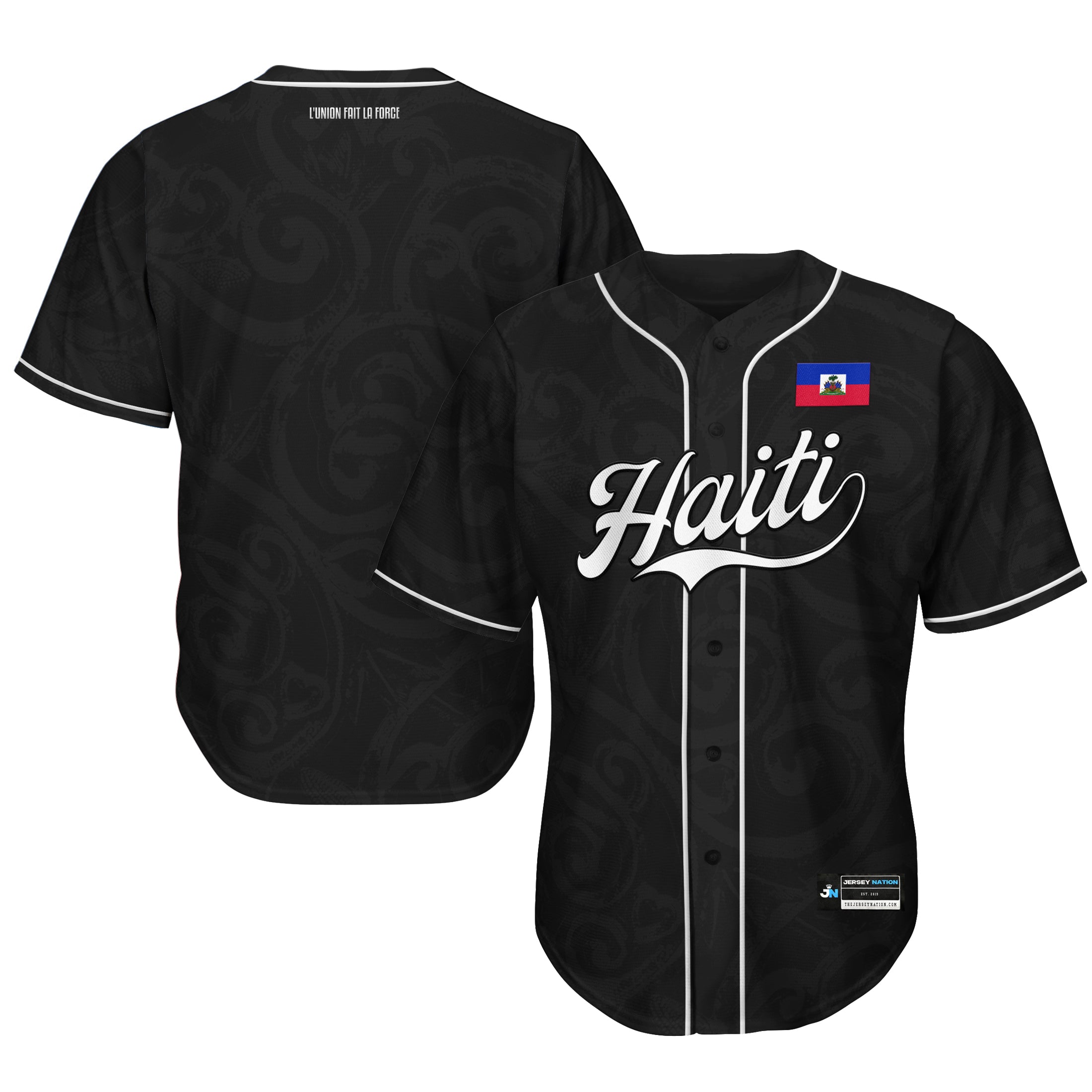 Haiti Heritage Custom Baseball Jersey - Image 3
