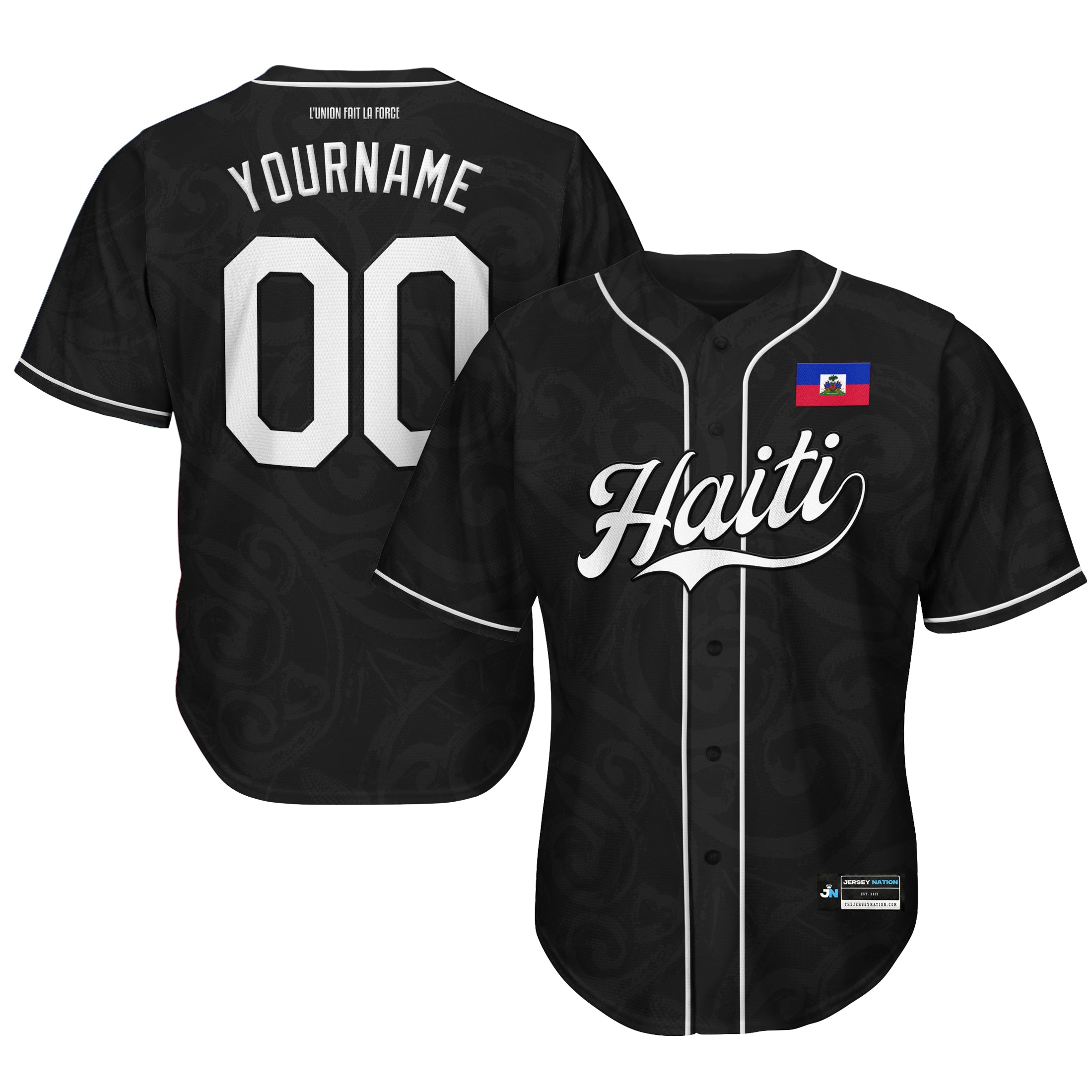 Haiti Heritage Custom Baseball Jersey - Image 4