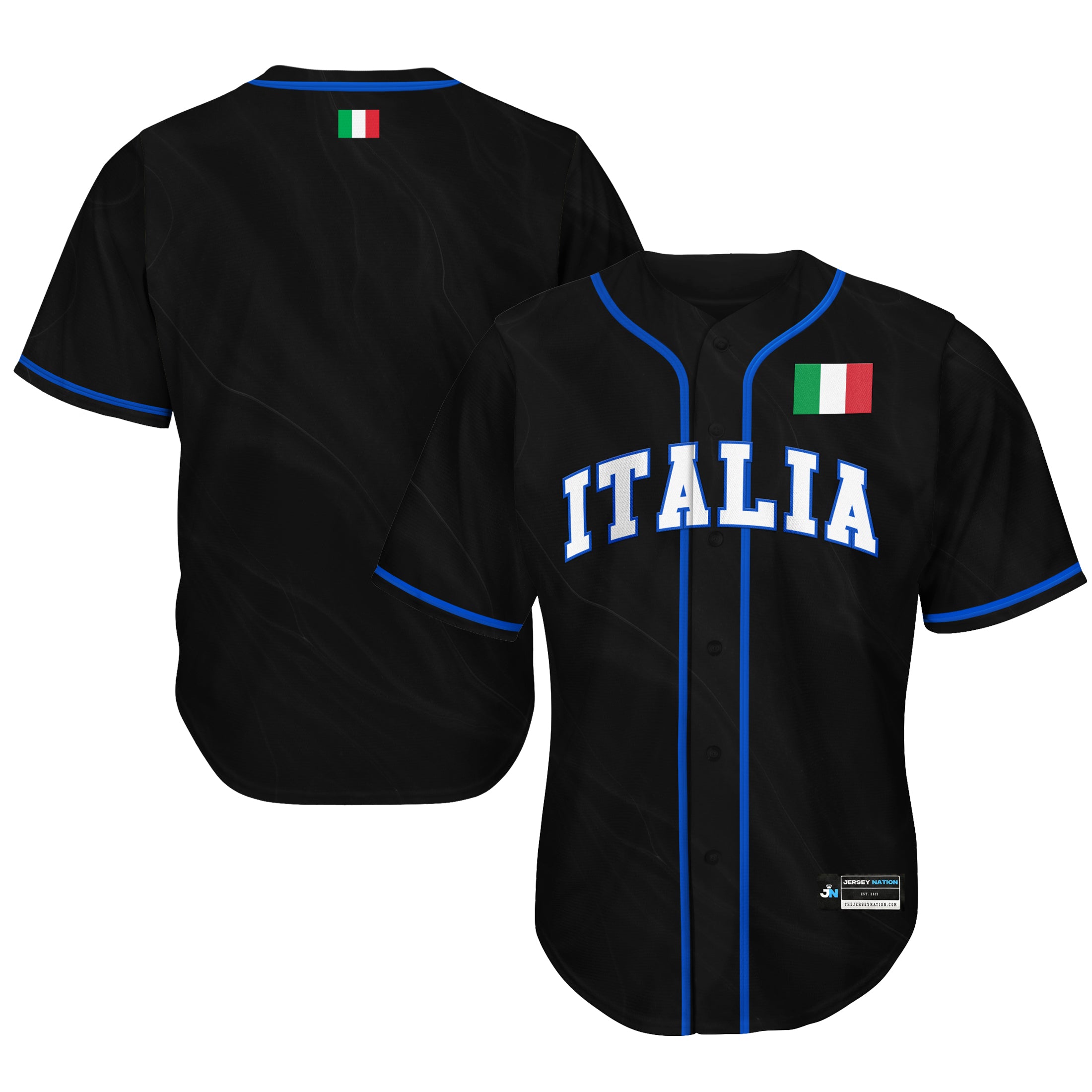 Italy Heritage Custom Baseball Jersey - Image 8