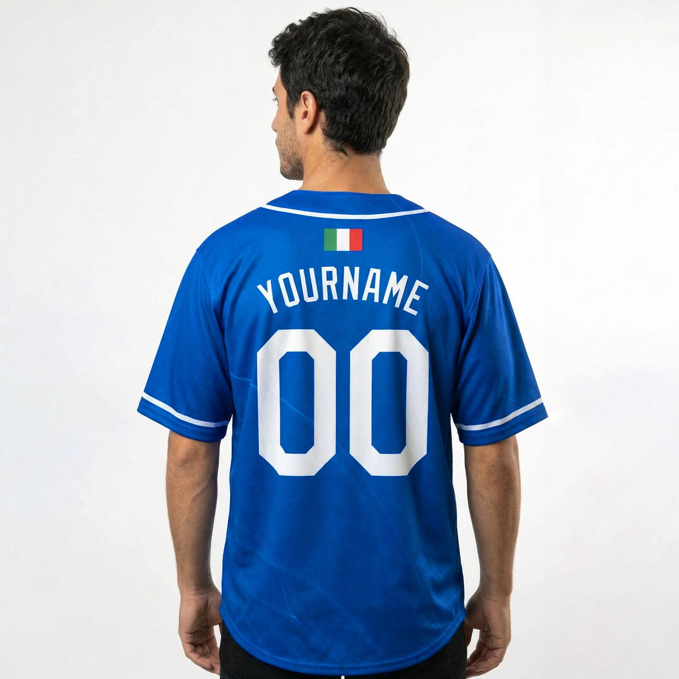 Italy Heritage Custom Baseball Jersey - Image 4