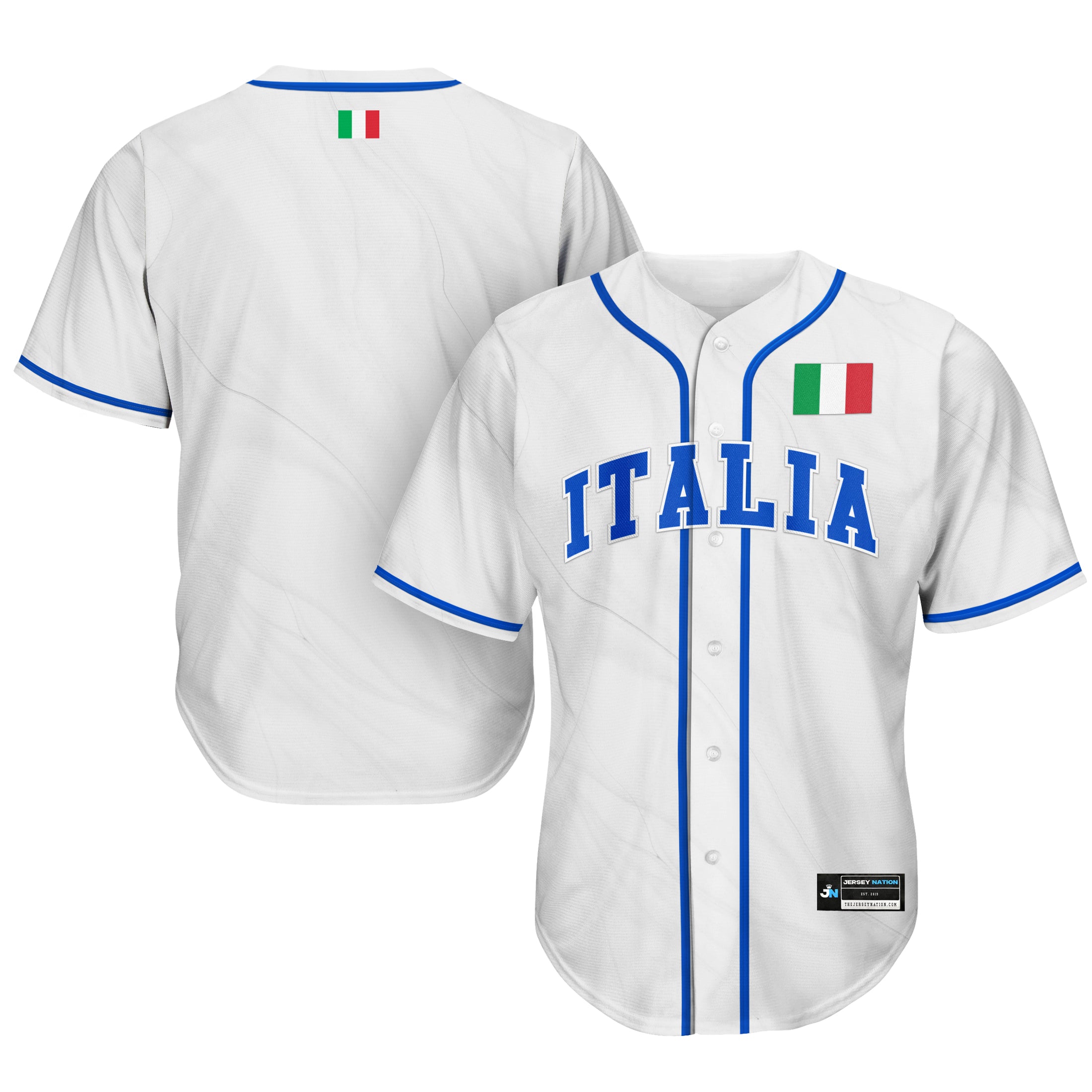 Italy Heritage Custom Baseball Jersey - Image 6