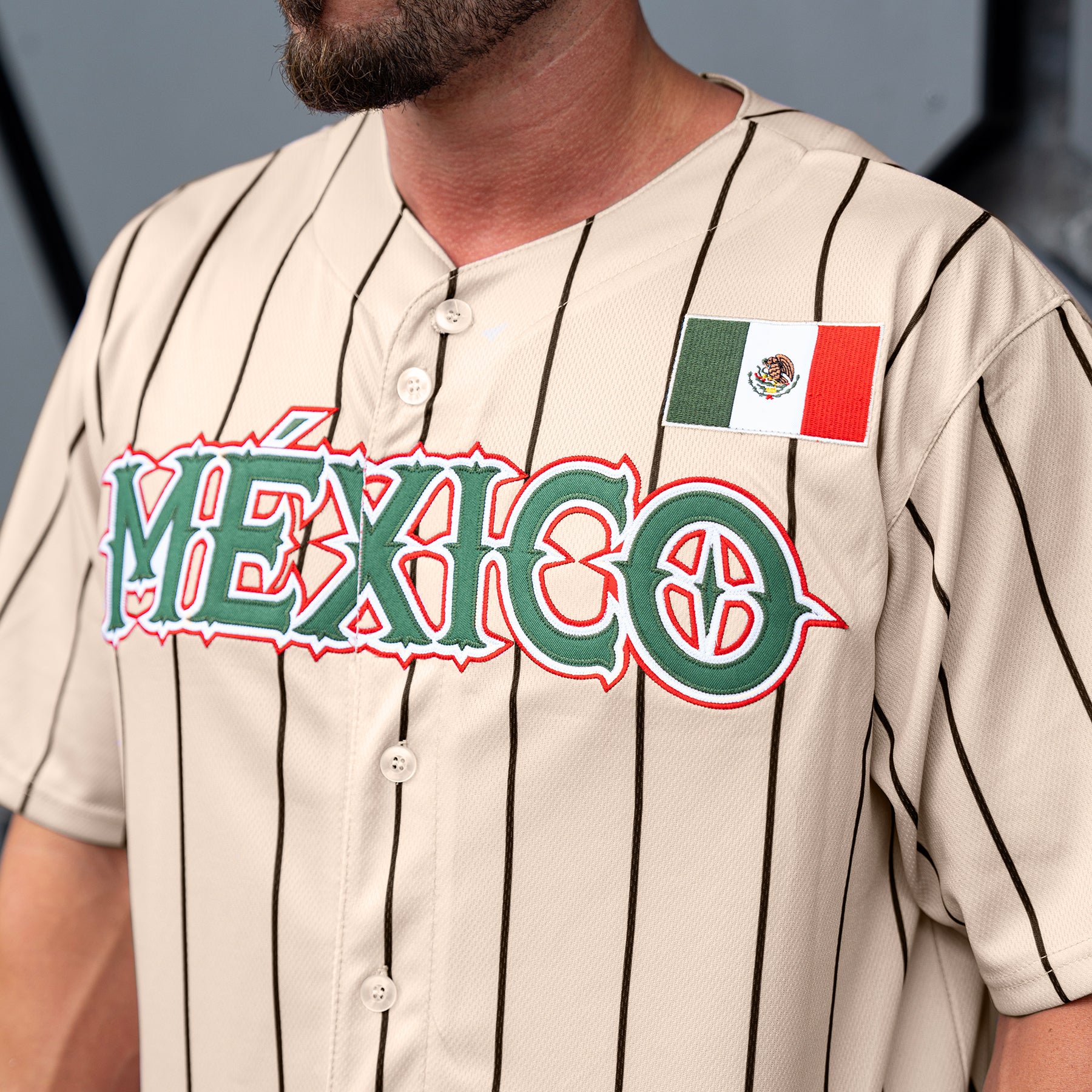 Mexico Heritage Custom Baseball Jersey - Image 30