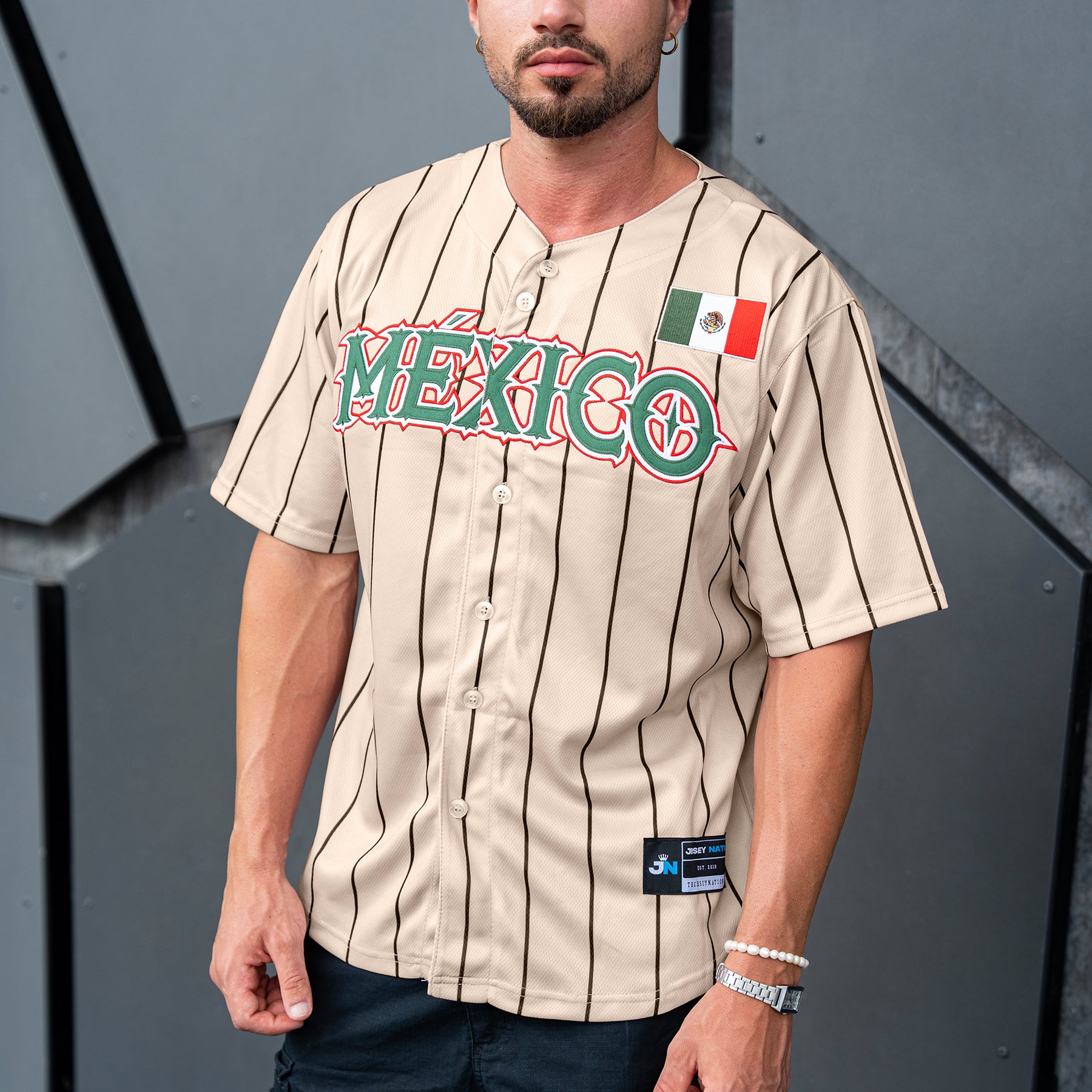Mexico Heritage Custom Baseball Jersey - Image 32