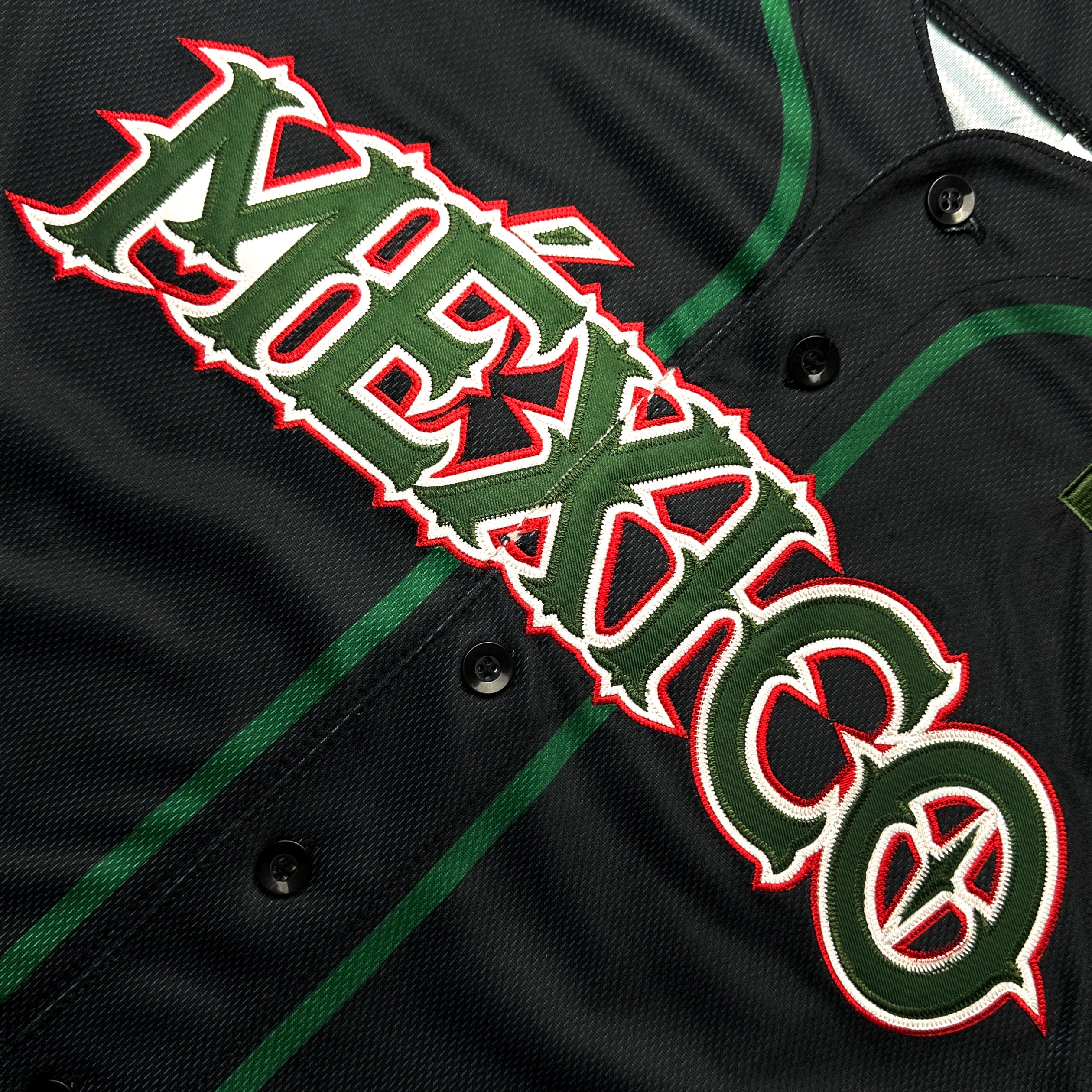 Mexico Heritage Custom Baseball Jersey - Image 7