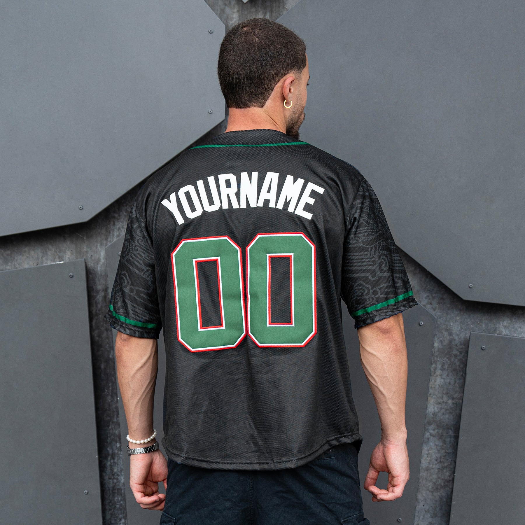 Mexico Heritage Custom Baseball Jersey - Image 5