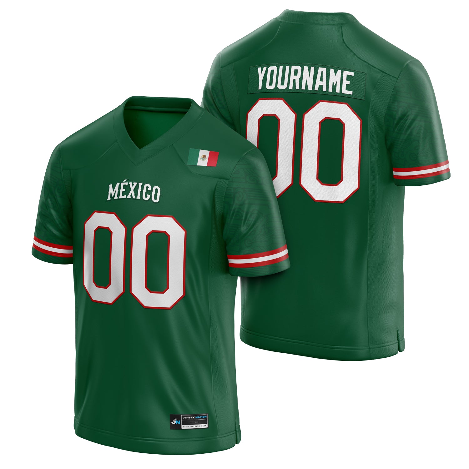 Mexico Heritage Custom Football Jersey - Image 10